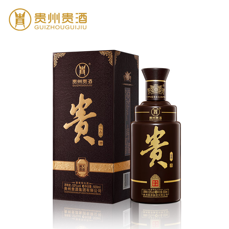 贵州贵酒心品53度500ml*1瓶装 酱香型白酒